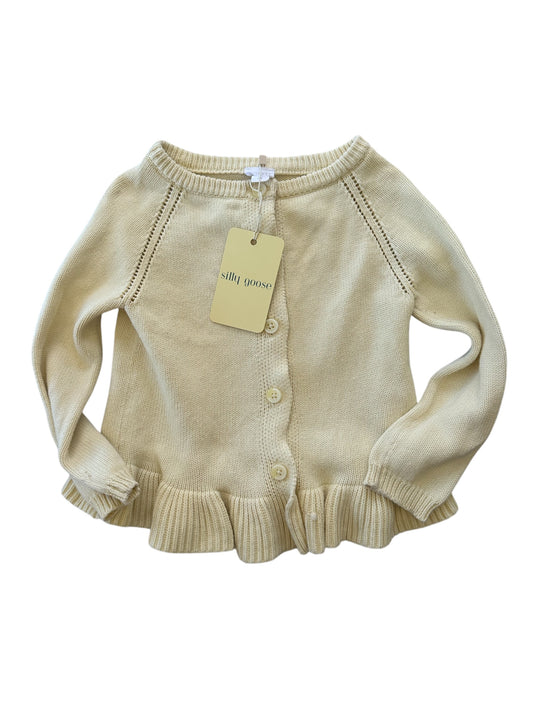 Jamie Kay - Yellow Pear Knit Cardigan  - Size 2
