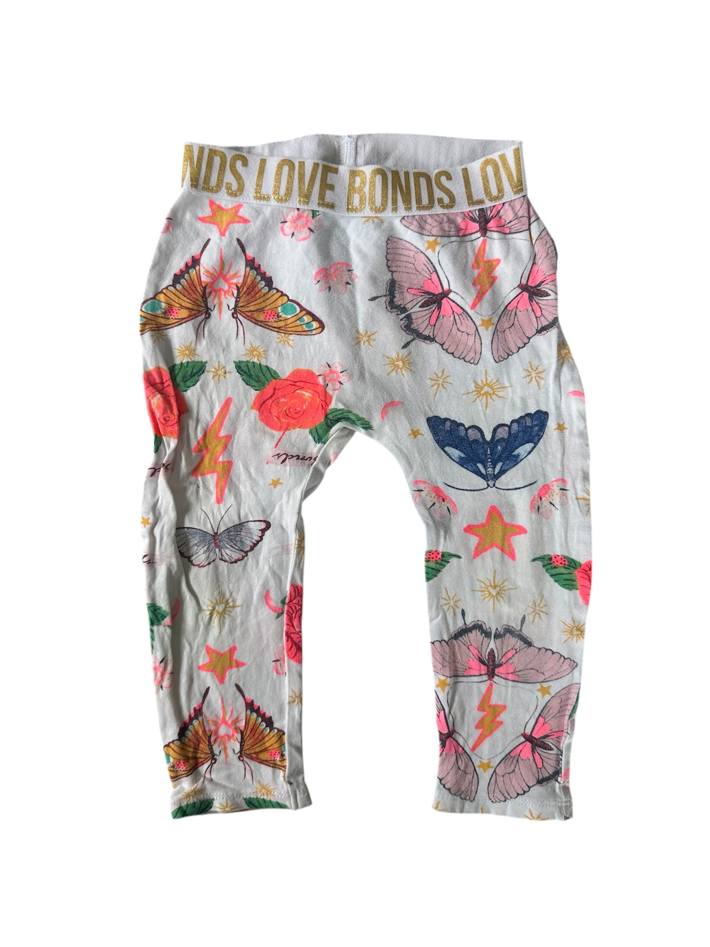 Bonds - Butterfly Leggings x2 - Size 1