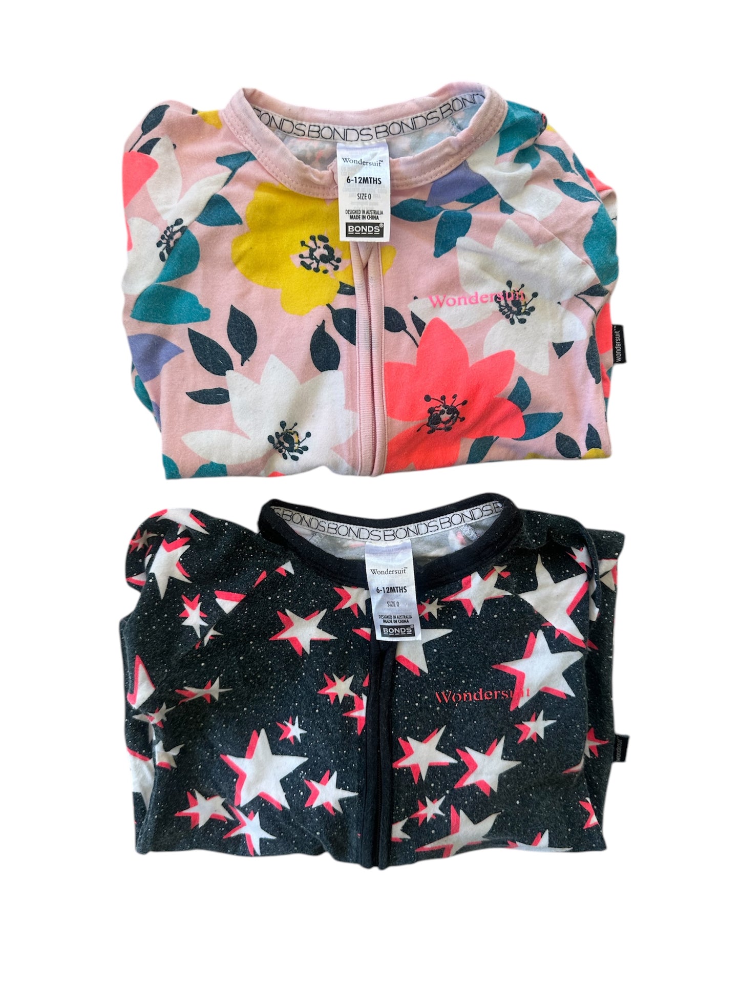 Bonds Wondersuits x2 - 6-12 months