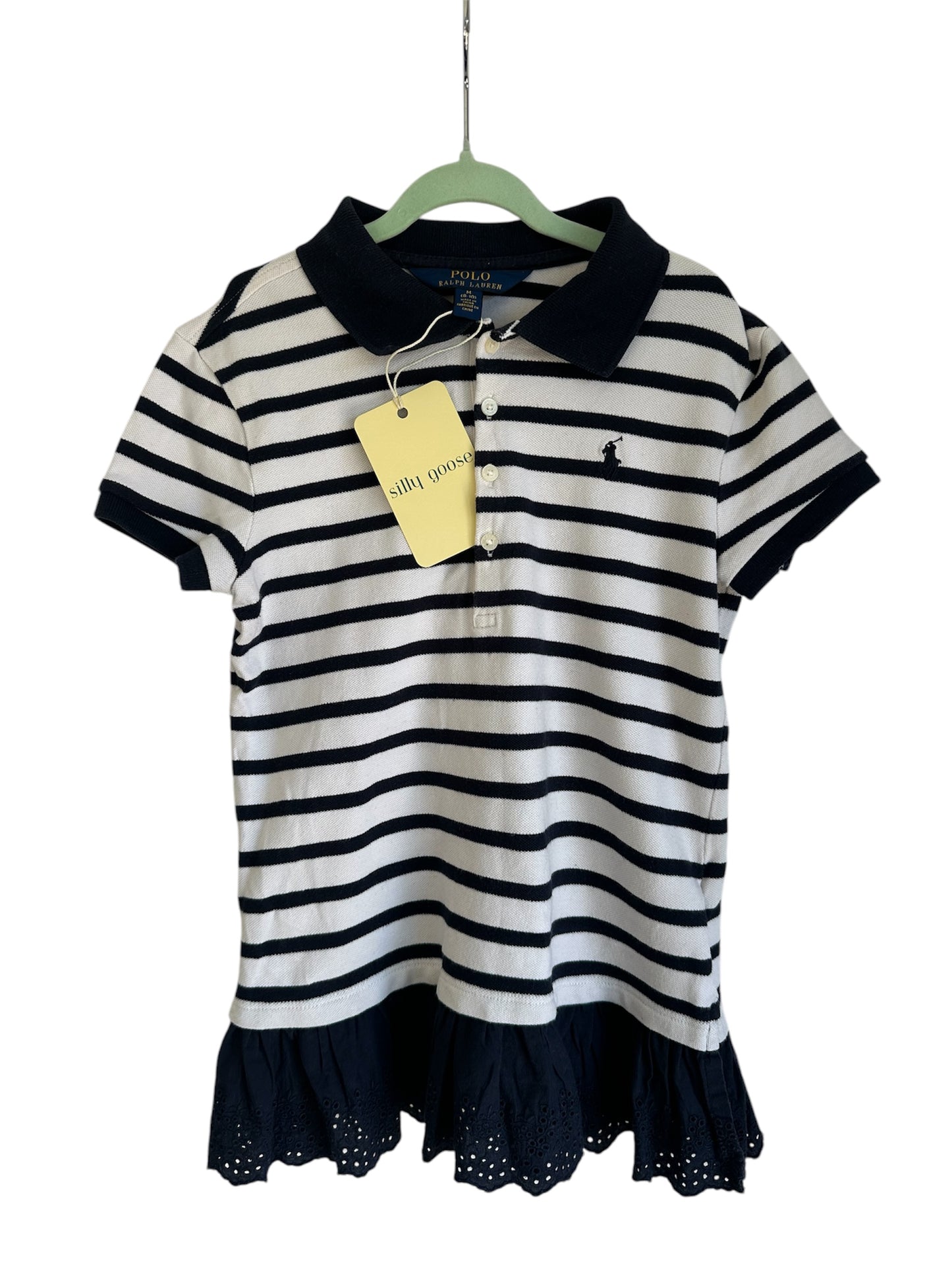 Ralph Lauren - Navy Stripe Top - 8-10 years