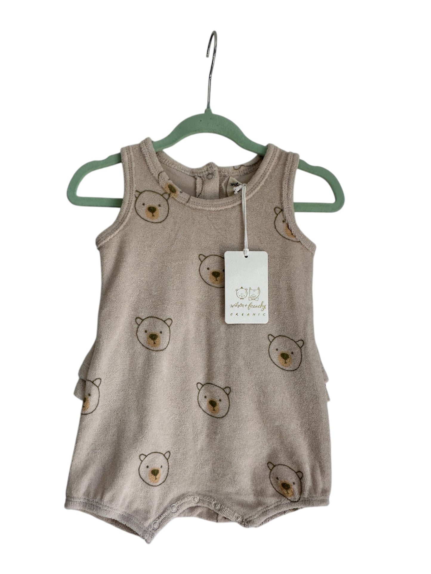 Wilson & Frenchy Terry Towel Onesie - 3-6 months