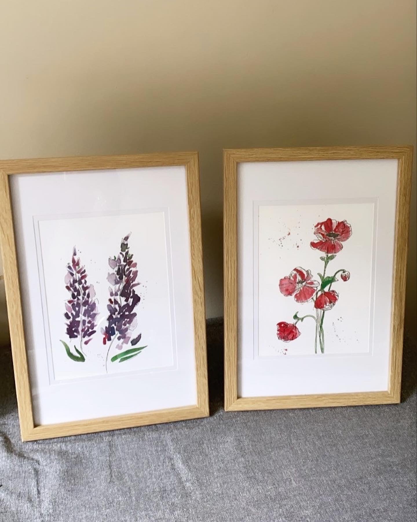 Red Poppy - Watercolour Painting Digital Print