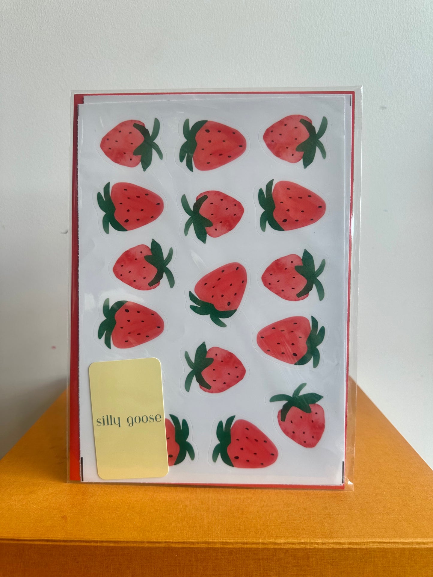 Strawberry Decal - 3 Sheet Set - Wall Stickers