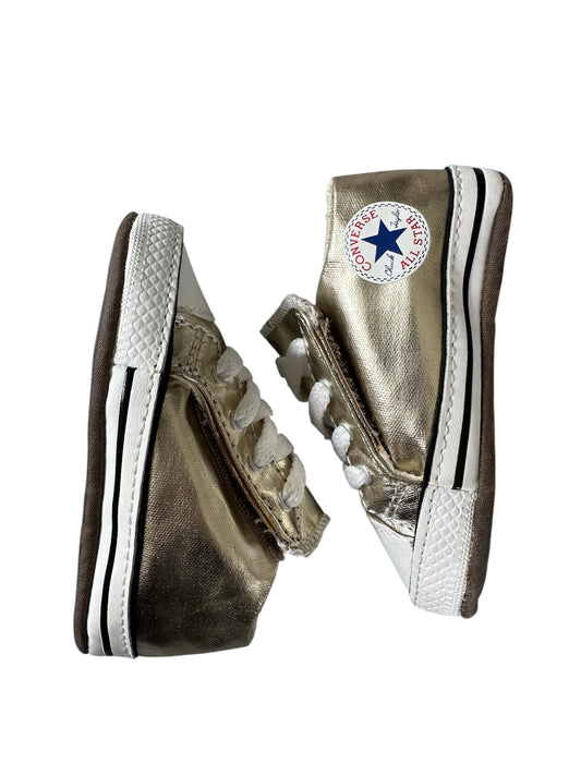Gold Baby Converse - 6-12 months