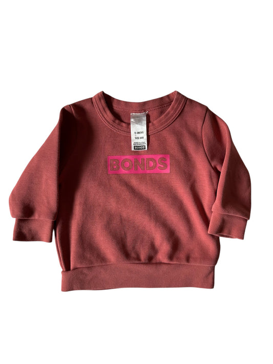 Bonds Sweatshirt Red - 0-3 months
