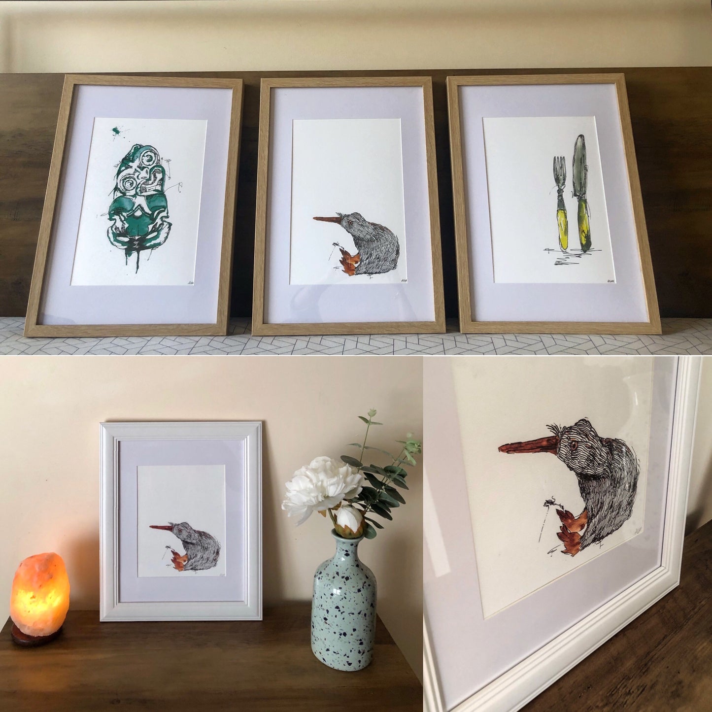 Knife & Fork - Watercolour Painting Print