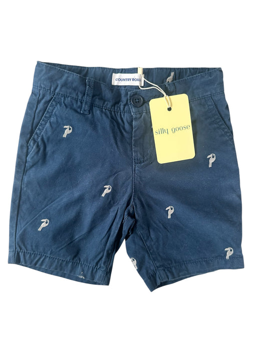 Country Road - Navy Toucan Shorts - Size 3