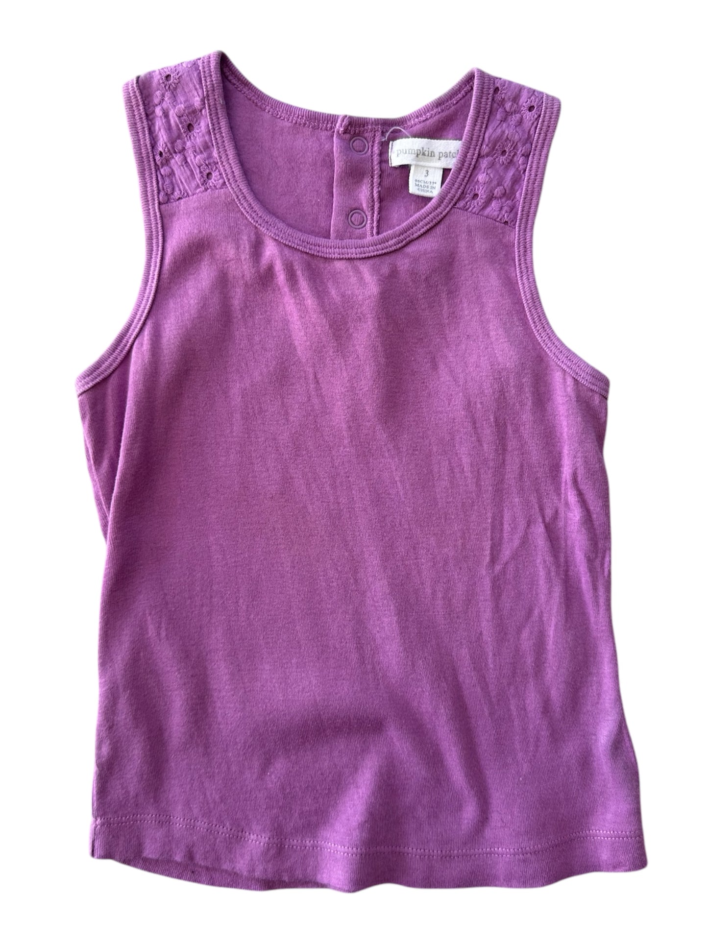 Pumpkin Patch - Purple Singlet - Size 3