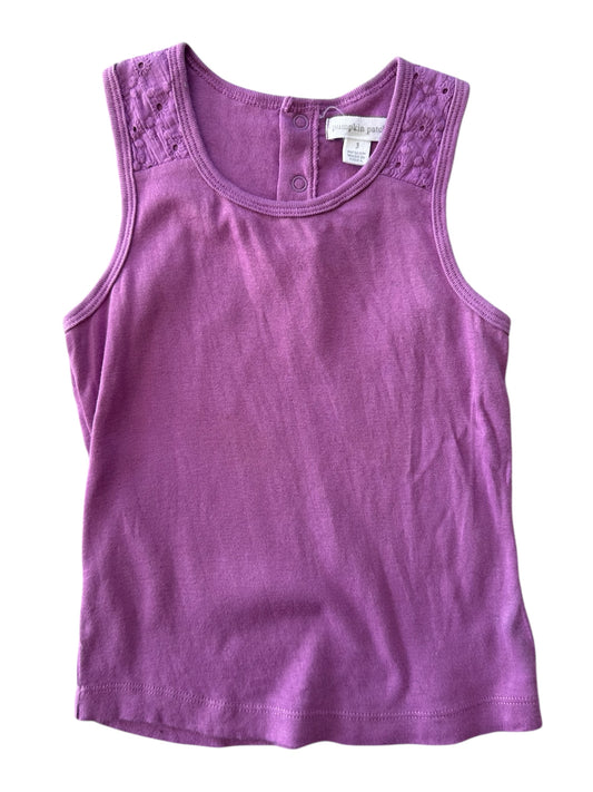 Pumpkin Patch - Purple Singlet - Size 3