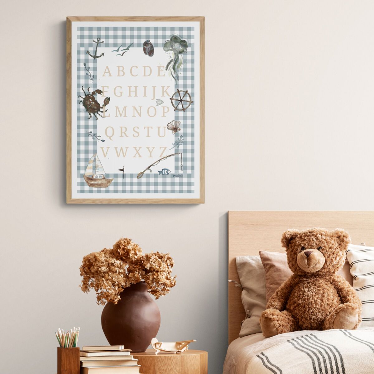 Nautical Alphabet - Watercolour Painting Print