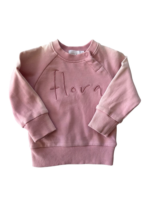 Jamie Kay - Flora Pink Sweatshirt - 0-3 months