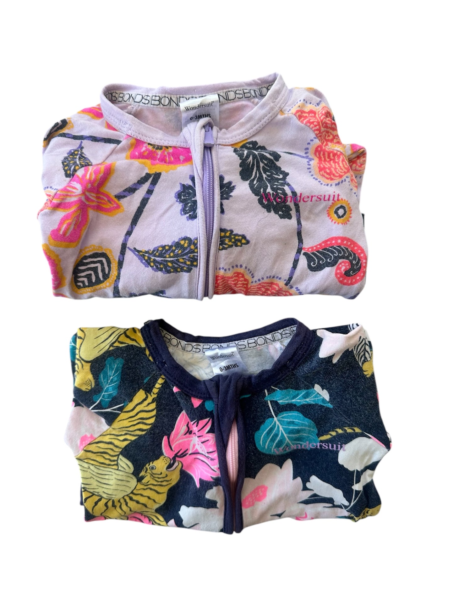 Bonds Wondersuits x2 - 0-3 months