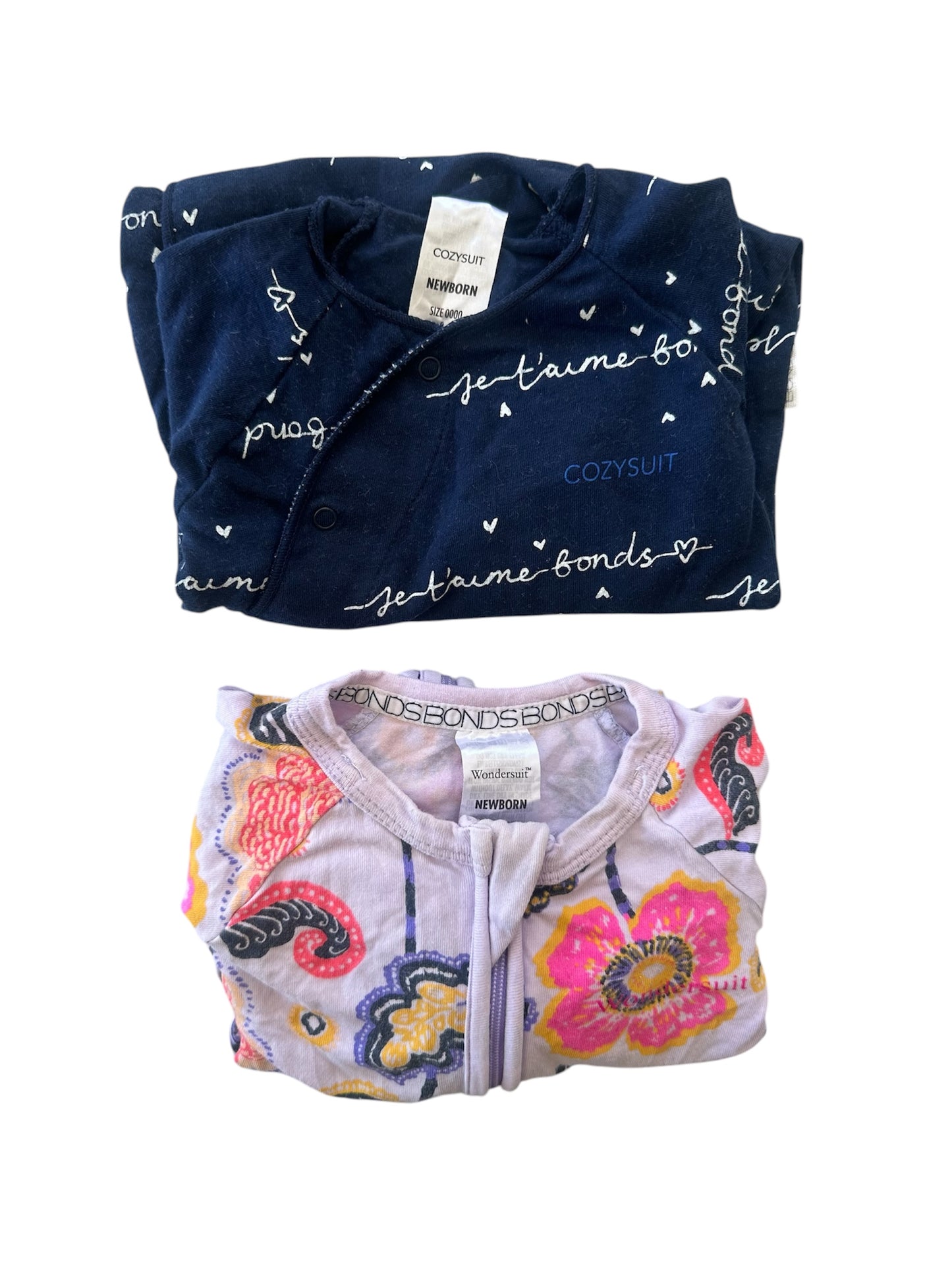 Bonds Wondersuits x1 & Cozysuit x1 - Newborn