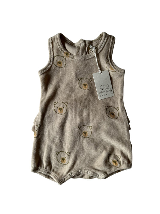 Wilson & Frenchy Terry Towel Onesie - 3-6 months