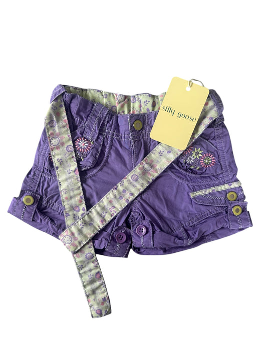 Pumpkin Patch - Purple Shorts - Size 6-12 months