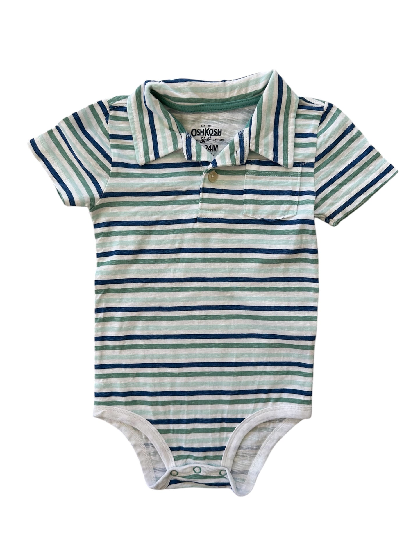 OshKosh B’gosh - Collared Onesie - 1-2