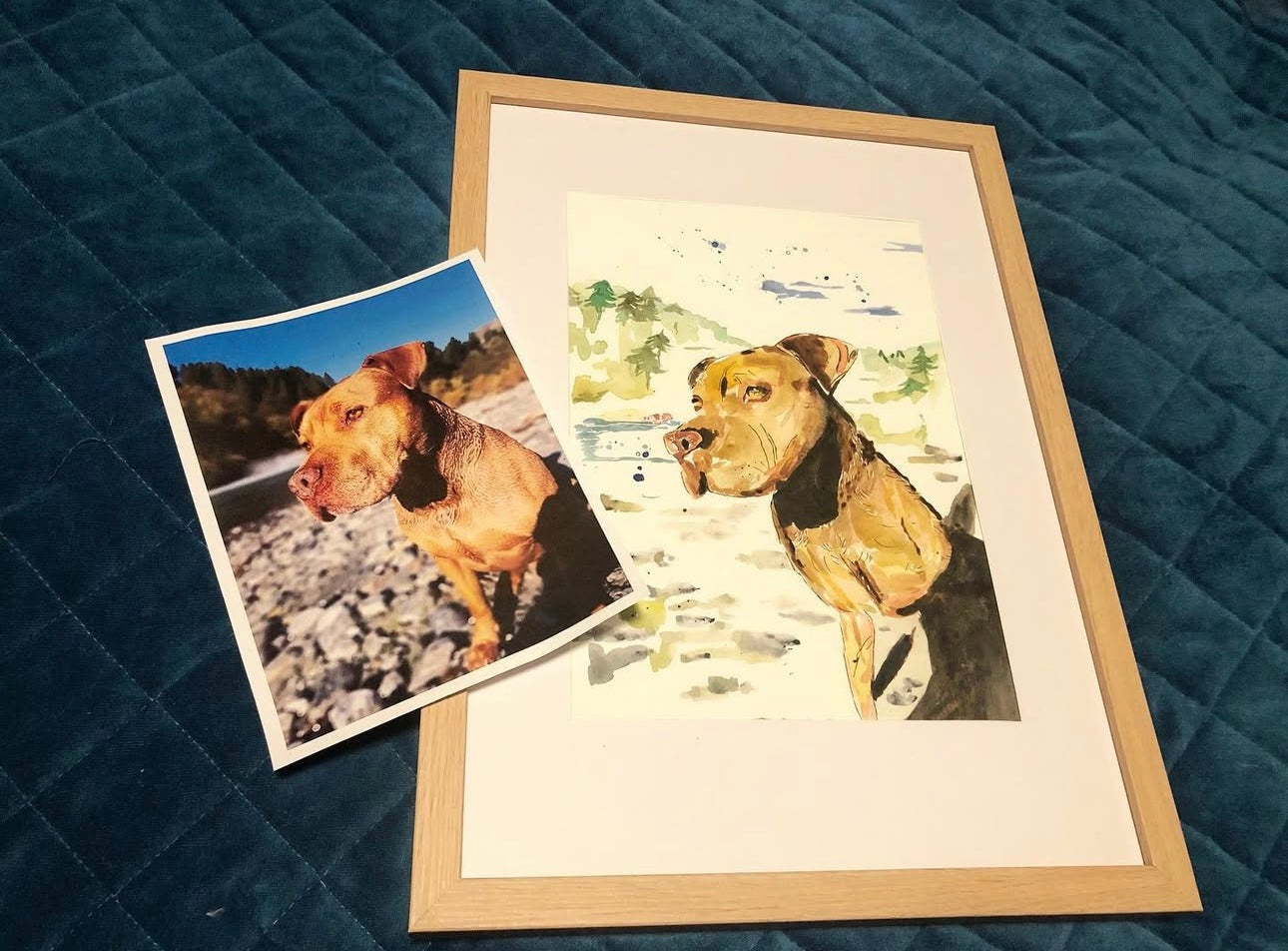 Pet Portrait - Original Painting Commission