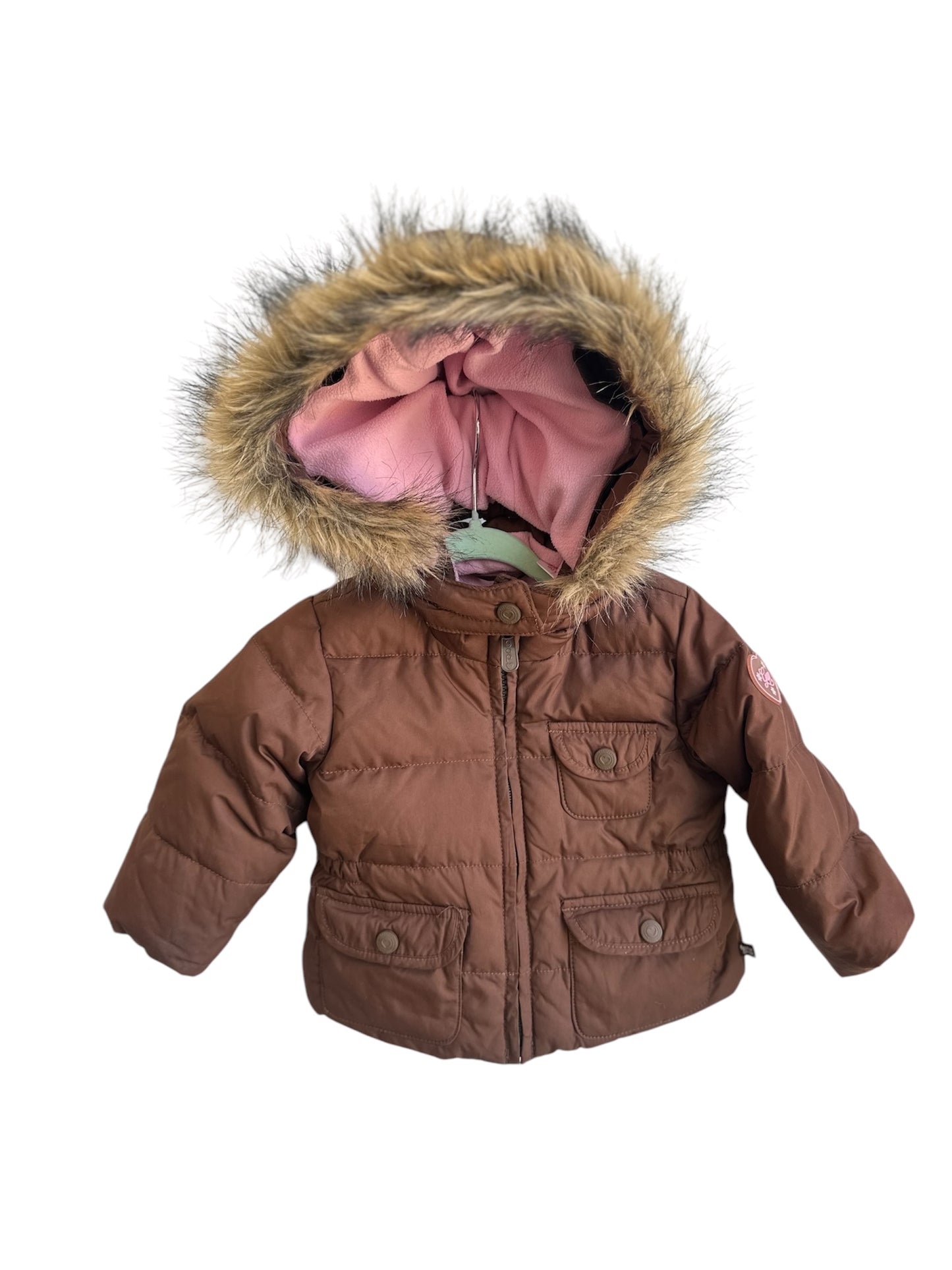 Gap - Brown Puffer Jacket - Size 12-18 months