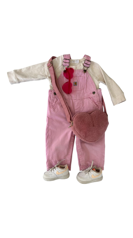 Carhartt - Pink Dungarees - Size 1-2