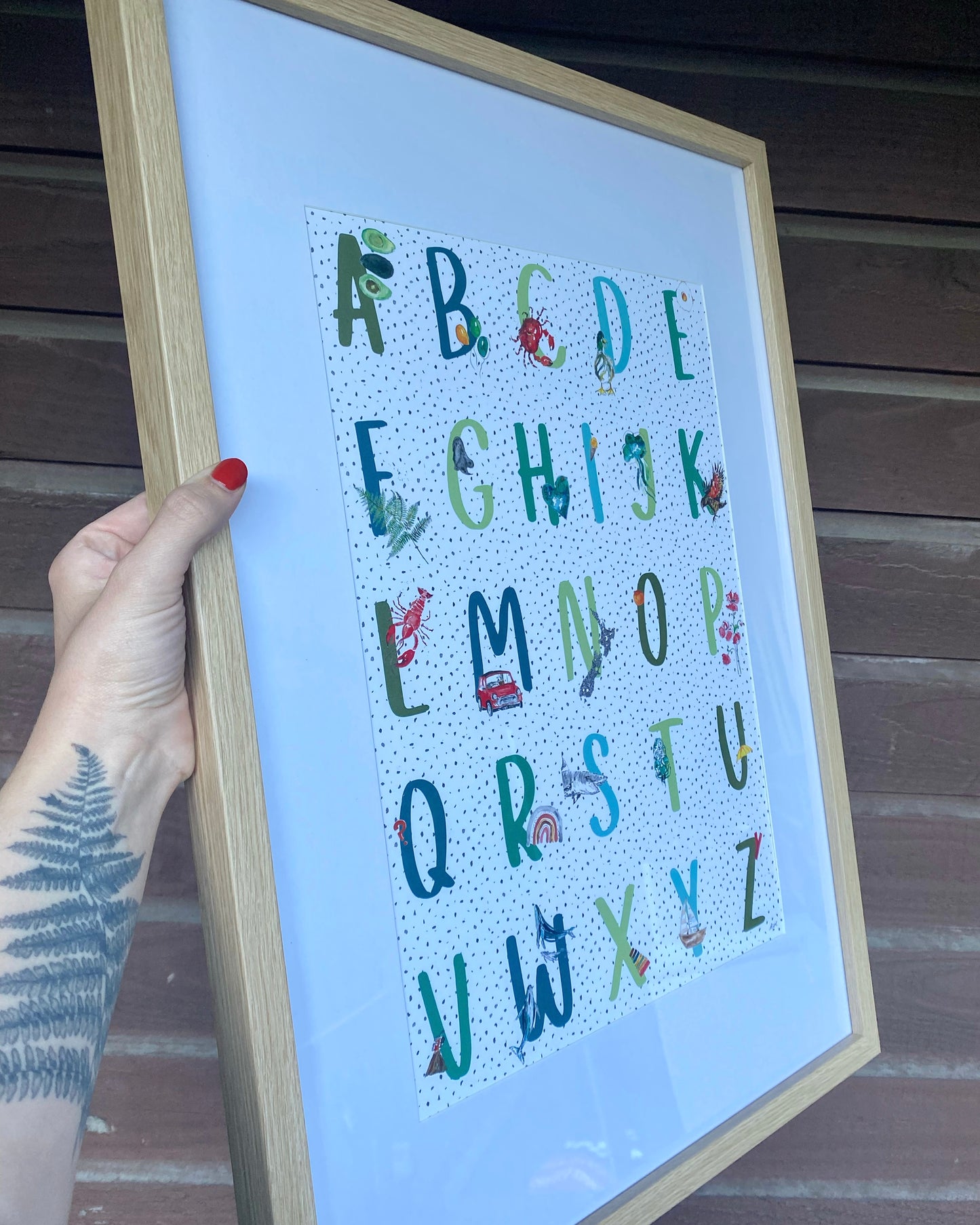 Kiwiana Alphabet - Watercolour Painting Print