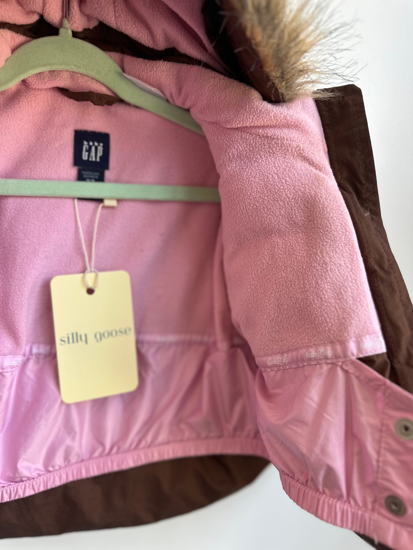Gap - Brown Puffer Jacket - Size 12-18 months
