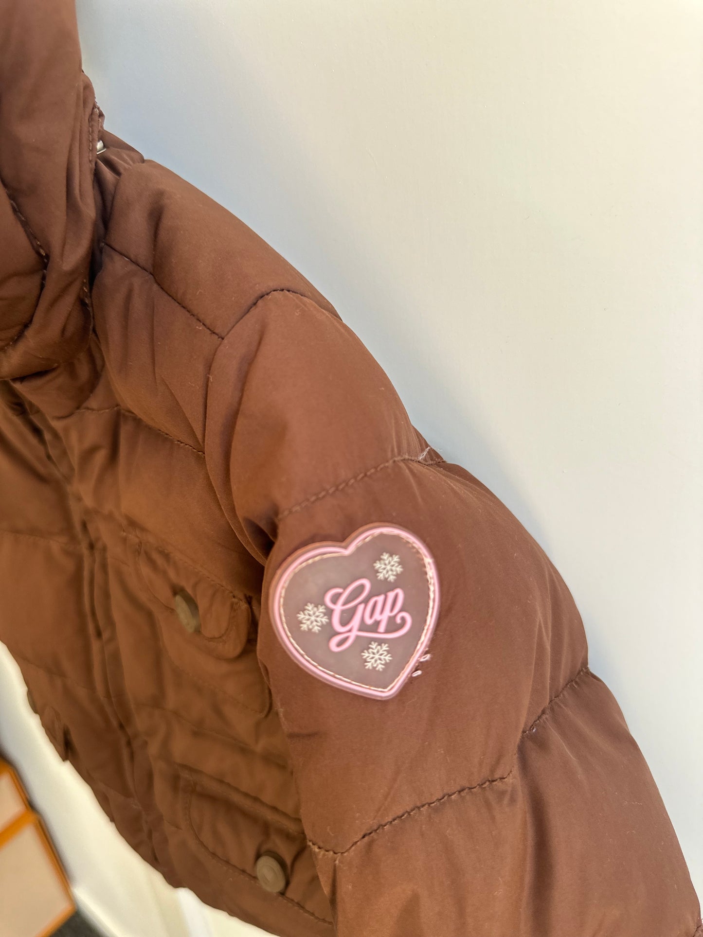 Gap - Brown Puffer Jacket - Size 12-18 months