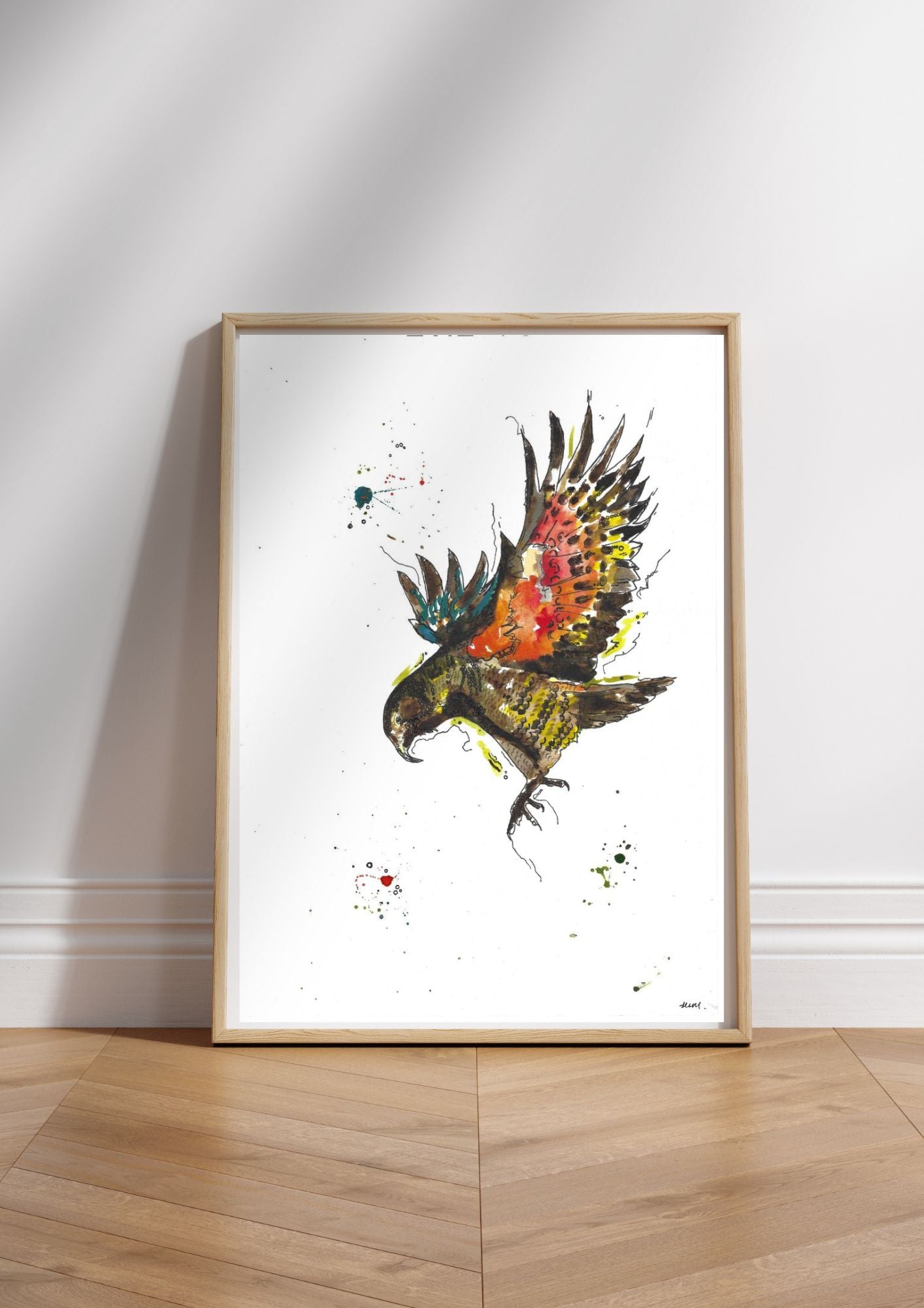 Kea - Watercolour Painting Digital Print