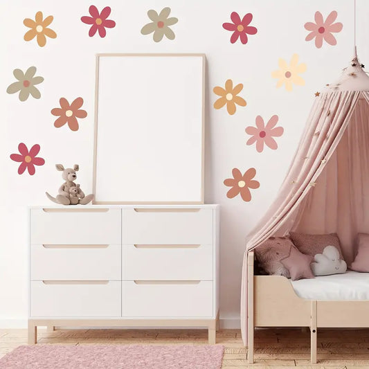 Flower Decal - 5 Sheets - Wall Stickers